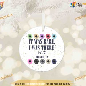 Custom Tour City and Date Christmas Ornament Personalized Family Keepsake 2