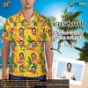 Custom Tropical Floral Shirt with Face, Personalized Funny Beach Shirts