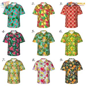 Custom Tropical Floral Shirt with Face Personalized Funny Beach Shirts 2