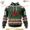 Custom Unisex Hockey Celebrate St Patrick's Day NHL Chicago Blackhawks Hoodie 3D