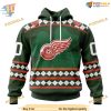 Custom Unisex Hockey Celebrate St Patrick's Day NHL Detroit Red Wings Hoodie 3D