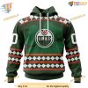 Custom Unisex Hockey Celebrate St Patrick's Day NHL Edmonton Oilers Hoodie 3D