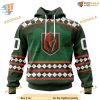 Custom Unisex Hockey Celebrate St Patrick's Day NHL Vegas Golden Knights Hoodie 3D