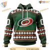 Custom Unisex Kits Hockey Celebrate St Patrick's Day NHL Carolina Hurricanes Hoodie 3D