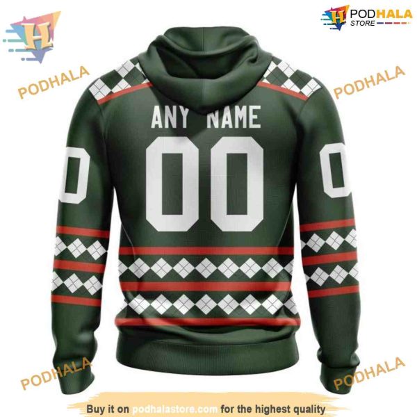 Custom Unisex Kits Hockey Celebrate St Patrick’s Day NHL Carolina Hurricanes Hoodie 3D