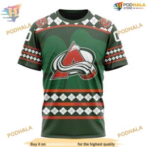 Custom Unisex Kits Hockey Celebrate St Patricks Day NHL Colorado Avalanche Hoodie 3D 3