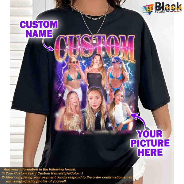 Custom Vintage Bootleg Sweatshirt, Personalized Christmas Rap T-Shirt