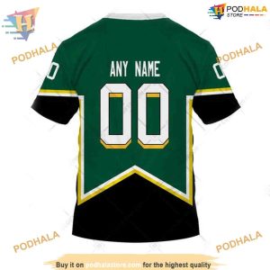 Custom Vintage Jersey Style NHL Dallas Stars Hoodie 3D Shirt 4