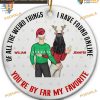 Custom Weird Finds Online Ornament, Couple's 2023 Xmas Ornament, Best Family Gift