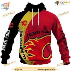 Custom You Laugh I Laugh You Cry I Cry NHL Calgary Flames Hoodie 3D 1