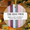 Customizable Eras Tour Ceramic Ornament, Personalized Family Ornaments
