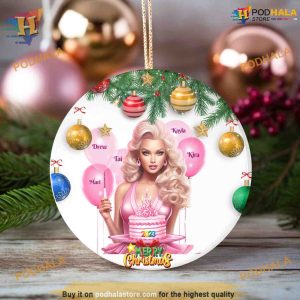 Customized Barbie Ornament Custom Family Ornaments 2