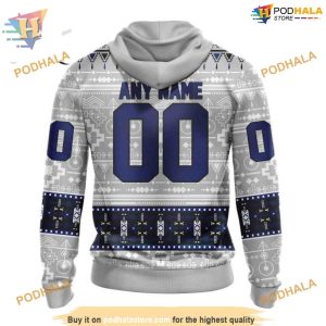 Customized Native Design NHL Toronto Maple Leafs Hoodie 3D 2