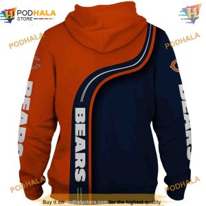 Cute 3D Chicago Bears Hoodie NFL Chicago Bears Clothing for Fans 2