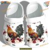 Cute Chicken Flower Clog Crocs, Funny Crocs for Kids