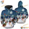 Dachshund Night Pattern Funny Christmas Hoodie, Xmas Gifts