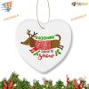 Dachshund Through Snow Ornament, Family Tree Decoration