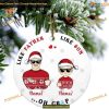 Dad and Son Custom Ornament, Like Father Son 2023 Christmas Decor