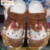 Daisy Chicken Croc Design Crocs, Trending Gifts in Animal for Men