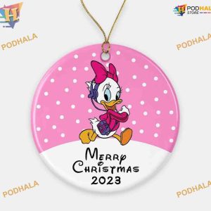 Daisy Duck Merry Xmas 2023, Family Christmas Ornaments, Kids Ornament