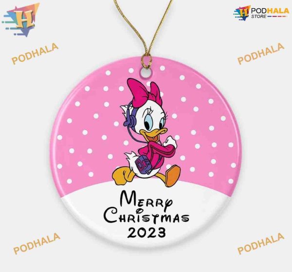 Daisy Duck Merry Xmas 2023, Family Christmas Ornaments, Kids Ornament