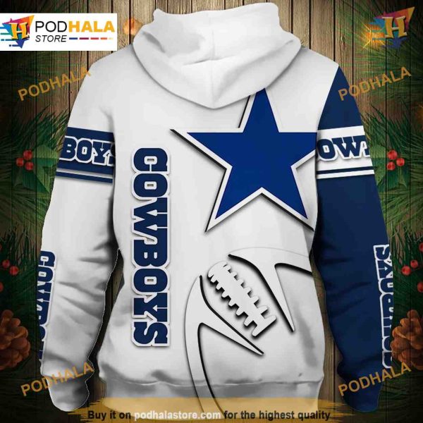 Dallas Cowboys 3D Graphic Hoodie, Affordable and Stylish, Fan’s Choice