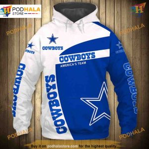 Dallas Cowboys 3D Hoodie Affordable Gift for Fans Perfect Pullover 1
