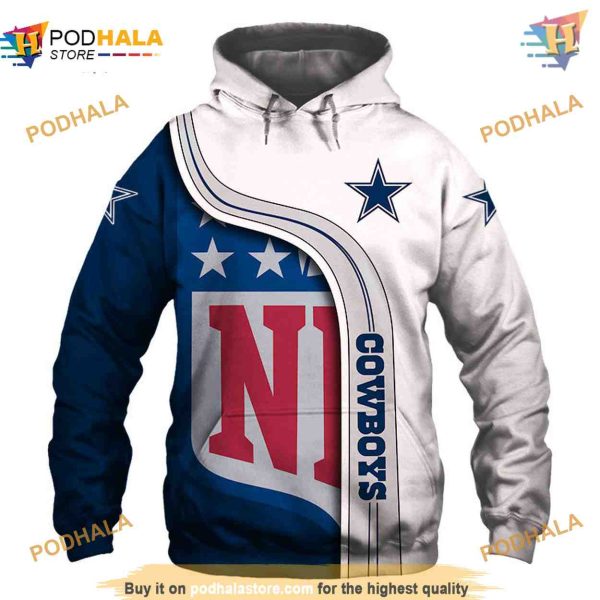 Dallas Cowboys 3D Hoodie Pullover Sweatshirt, Unique Gifts for NFL Fans