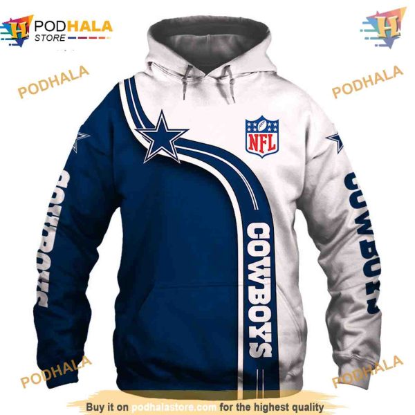 Dallas Cowboys Cute 3D Hoodie, Ideal Gifts for Cowboys Fans