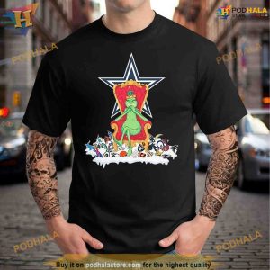 Dallas Cowboys Grinch King NFL 2023 Shirt For Women Men 2