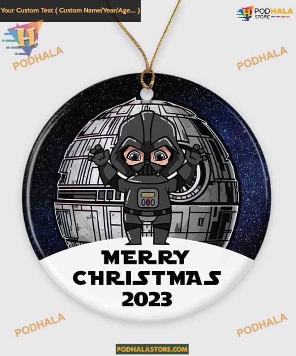 Darth Vader 2023 Star Wars Christmas Ornament, Personalized Family Gift