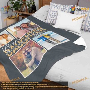 Daughters Christmas Gift Custom Photo Collage Blanket Best Daughter 3