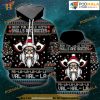Deck The Halls With Skull 3D Funny Christmas Hoodie, Xmas Gifts