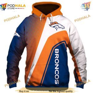 Denver Broncos NFL Hoodie 3D Affordable NFL Merchandise Pullover 1