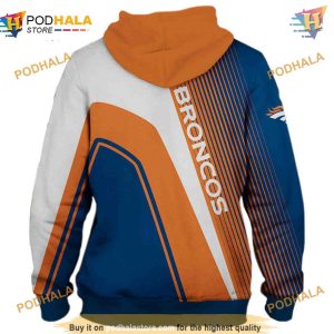 Denver Broncos NFL Hoodie 3D Affordable NFL Merchandise Pullover 2