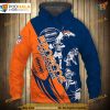 Denver Broncos NFL Hoodie 3D Cartoon, Fun NFL Merchandise Sweatshirt