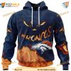 Denver Broncos NFL Hoodie 3D Devil Eyes, Unique NFL Apparel for Fans