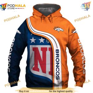 Denver Broncos NFL Hoodie 3D Fan Favorite NFL Apparel Pullover 1