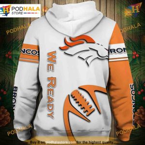 Denver Broncos NFL Hoodie 3D Graphic Low Cost NFL Apparel Pullover 2