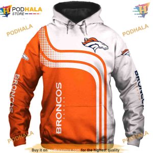 Denver Broncos NFL Hoodie 3D One Way Unique NFL Apparel Sweatshirt 1