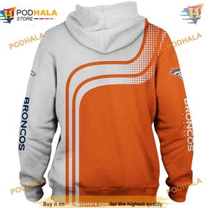 Denver Broncos NFL Hoodie 3D One Way Unique NFL Apparel Sweatshirt 2