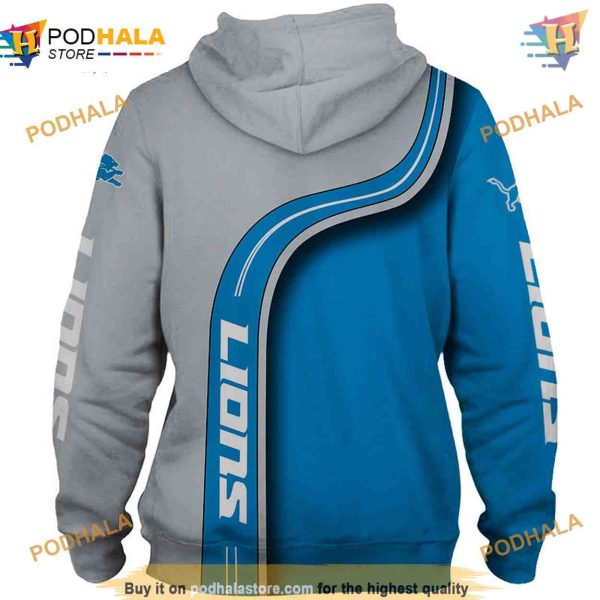 Detroit Lions NFL Hoodie 3D, Cute NFL Apparel Gift for Fans