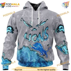 Detroit Lions NFL Hoodie 3D Devil Eyes Fans Choice NFL Merchandise 2