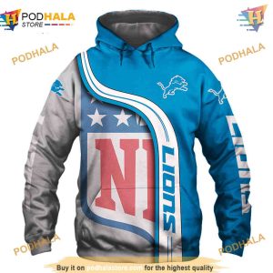 Detroit Lions NFL Hoodie 3D Fan Approved NFL Merchandise Pullover 1