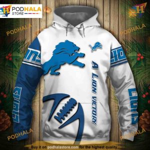 Detroit Lions NFL Hoodie 3D Graphic Budget NFL Apparel Sweatshirt 1
