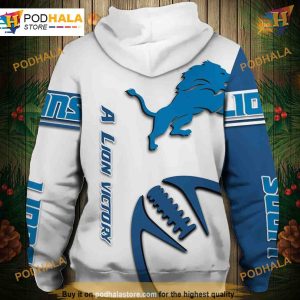 Detroit Lions NFL Hoodie 3D Graphic Budget NFL Apparel Sweatshirt 2