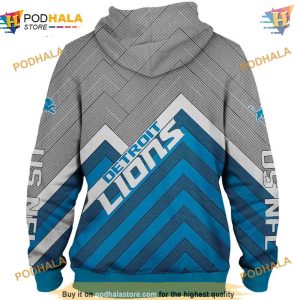 Detroit Lions NFL Hoodie 3D Long Affordable NFL Merchandise Sweatshirt 2