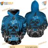 Detroit Lions NFL Hoodie 3D, Pumpkin Skull NFL Merchandise Print