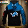 Detroit Lions Skull NFL Hoodie 3D, Bold NFL Apparel for Fans