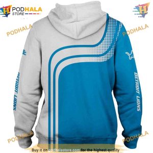 Detroit Lionsper NFL Hoodie 3D One Way NFL Merchandise Sweatshirt 2
